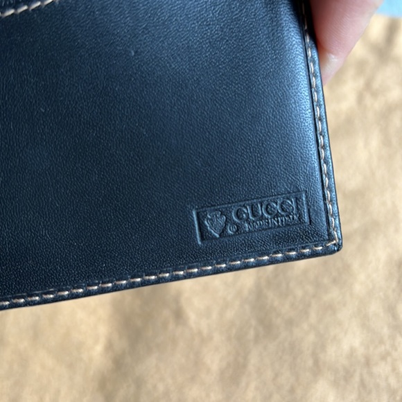 Authenic Black Vintage GUCCI Long Wallet - Picture 5 of 8